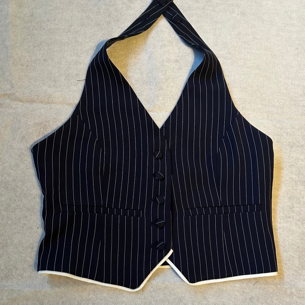 Striped vest